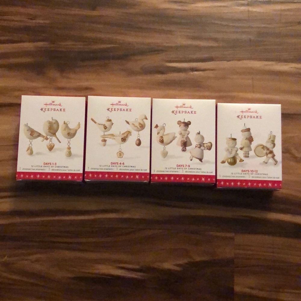 Hallmark Keepsake 12 Little Days Of Christmas set